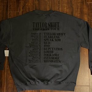 Taylor Swift The Eras Tour Mineral Wash Crewneck